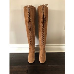 Michael Kors Harris Suede Boots